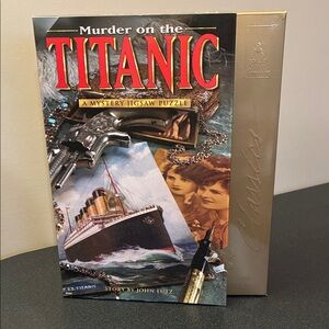 Murder on the Titanic Mystery Jigsaw Puzzle; 1000 pc; Mystery Challenge Artwork